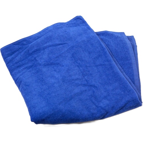 Beach Towel Solid Colour Royal Blue 30 x 60