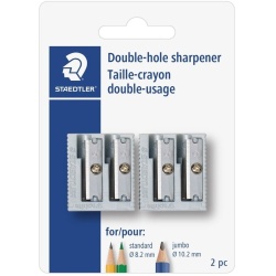 Double Hole Sharpener 2Pk Staedtler