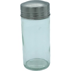 Spice Jar Glass w/Stainless Steel Lid (or 12/$7.99)