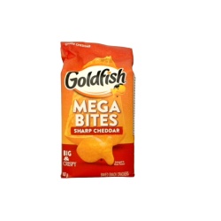 Goldfish Mega Bites Crackers Sharp Cheddar 167g.