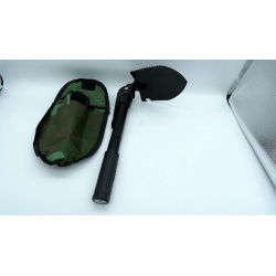 4 In 1 Folding Survival Shovel w/Camo Carrying Pouch