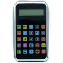 Calculator Sleek Cell Phone Style Battery Operated