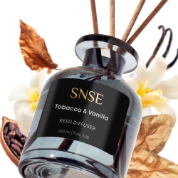 Reed Diffuser SNSE Tobacco & Vanilla 100mL Oil w/8 Reeds