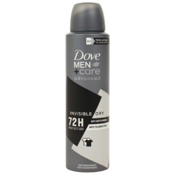 Dove Body Spray 150ml Anti-perspirant Men Advcare Invisible Dry