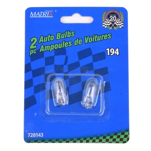 Auto Bulbs # 194 2 Pc