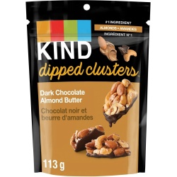 Kind Dipped Clusters Dark Chocolate Almond Butter 113g.