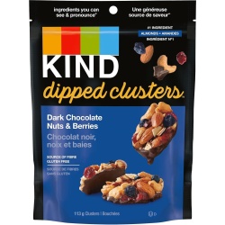 Kind Dipped Clusters Nuts Dark Chocolate & Berries 113g.