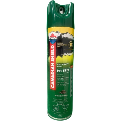 Insect Repellent Aerosol 30% Deet 230g. Canadian Shield