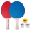 2 Player Paddle Set w/3 Table Tennis Balls Franklin