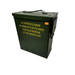 Ammo box 60 cal. 11x6x13 inch 28x15x33cm