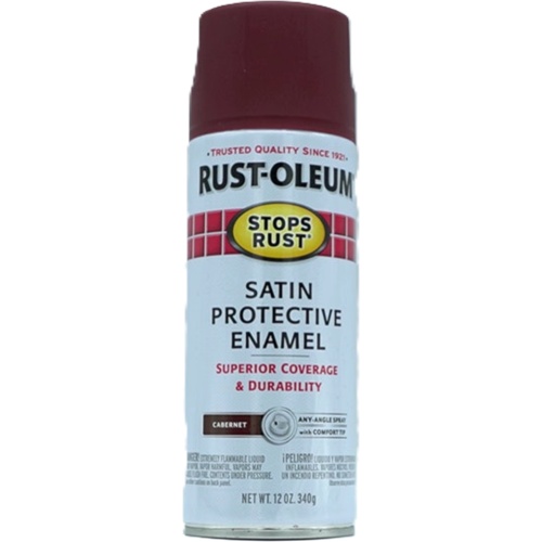 Rust-oleum Spray Paint Satin Cabernet 340g.