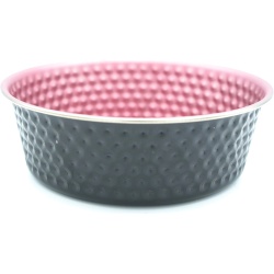 64oz. Stainless Steel Pebble Dish Red