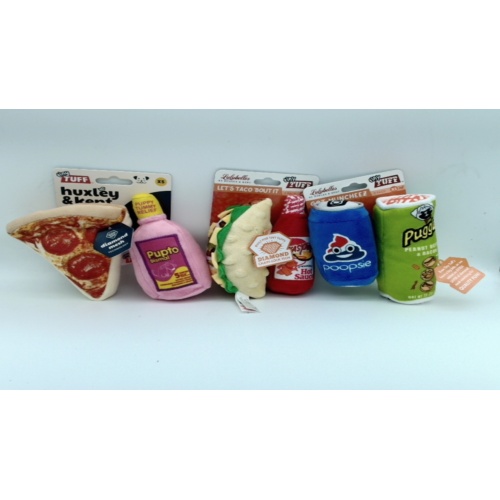 Dog Toys Assorted Food Shapes Lulubelles