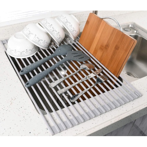 Over The Sink Roll Up Drying Rack 20.5 X 13.1