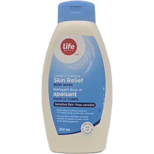 Gentle Cleansing Skin Relief Body Wash 354mL Life Brand
