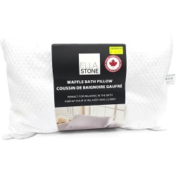 Waffle Bath Pillow 13.8 x 7.9" Ella Stone"