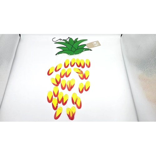 Wind Chime Stained Glass Pineapple 7.87 x 22.83