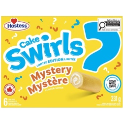 Cake Swirls Mystery Flavour 6 Swirl Cakes 231g. Hostess