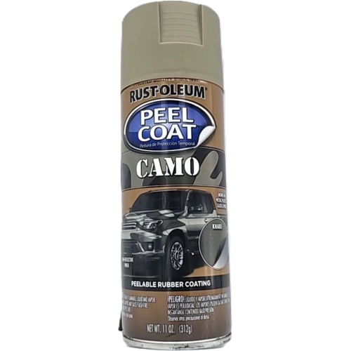 Rust-oleum Peel Coat Camo Khaki 312g. Peelable Rubber Coating