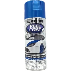 Rust-oleum Peel Coat Matte Brilliant Blue 312g. Peelable Rubber Coating