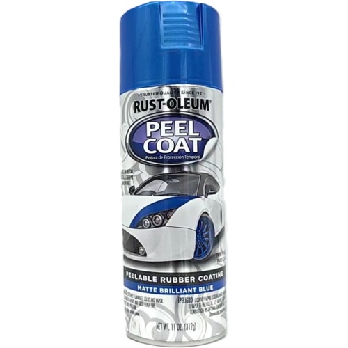 Rust-oleum Peel Coat Matte Brilliant Blue 312g. Peelable Rubber Coating