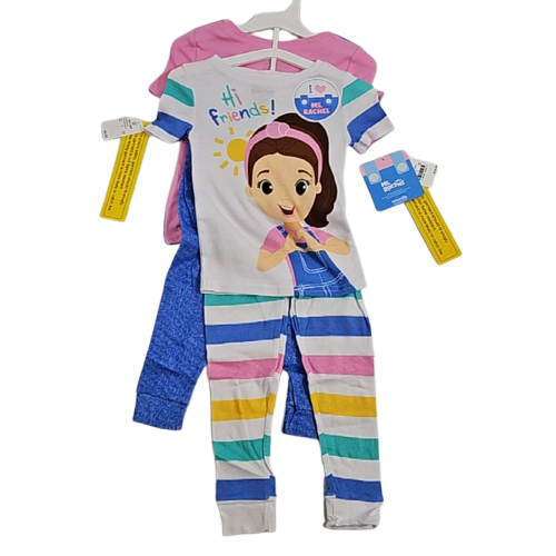 Kids Pyjama Set Pink & Blue Size 3T 2pk. Ms. Rachel