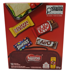 Nestle Snack Pack 12 Assorted Snack Size Chocolate Bars 120g.