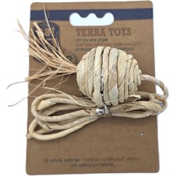 Eco Cat Toy Cornhusk Ball W/ Catnip Terra Toys