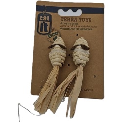 Eco Cat Toy Cornhusk Mice W/ Catnip Catit
