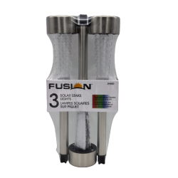 Solar Stake Lights 3pk. Led Fusion