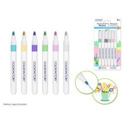 Alcohol Markers Pastels 6Pc Bullet Tip Color Factory