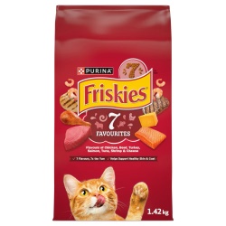 Friskies Cat Food 7 Favourites 1.42kg. Purina