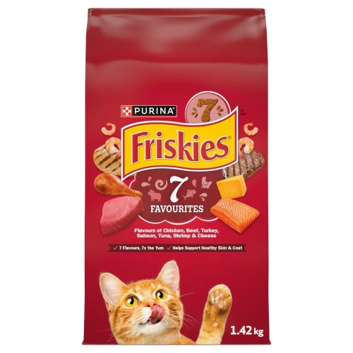 Friskies Cat Food 7 Favourites 1.42kg. Purina