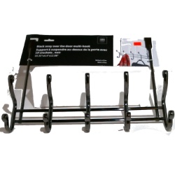 Over The Door Hook Black Nickel
