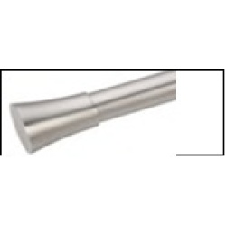 curtain rod Silver extendable triangle solid" 1"diam, 48' x 84 inch"