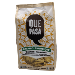 Organic Tortilla Chips Unsalted 350g. Que Pasa