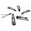 Snap Clips 6pk. Black Snap & Go Goody