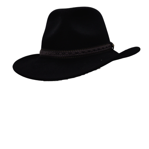 Scala Men's San Antonio Wool Felt Outback Hat Assorted Sizes