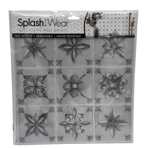 Domed Painted Decorative Backsplash 10.5 X 10.5
