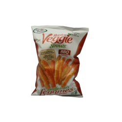 Garden Veggie Straws BBQ 120g. Sensible Portions
