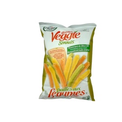 Garden Veggie Straws Rosemary & Olive Oil 120g. Sensible Portions