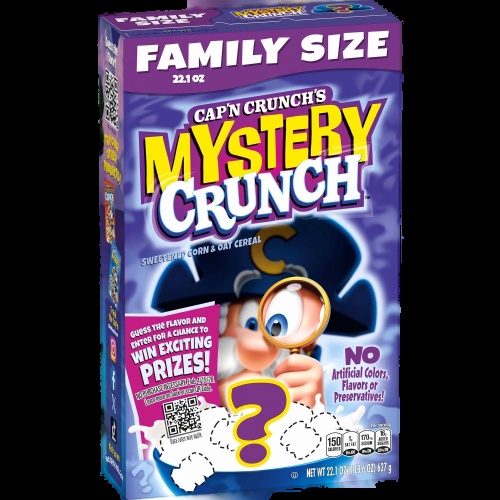 Captain Crunch Mystery Crunch Cereal 627g. Family Size