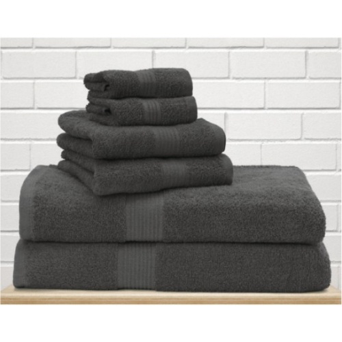 Bath Towel Charcoal 25 x 50 Allure
