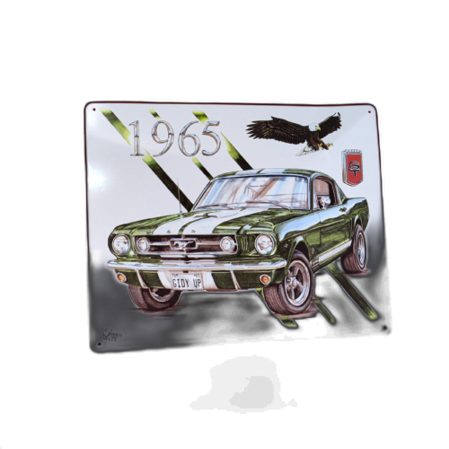 Metal Sign 1965 Ford GT 12 X 15