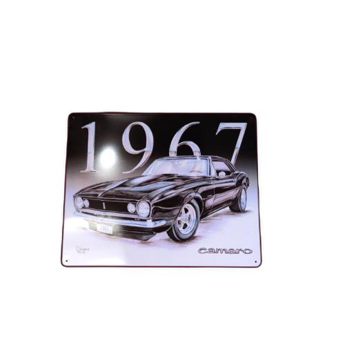 Metal Sign 1967 Camaro 12 X 15