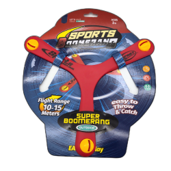 Sports Boomerang Tri-blade 10-15 Meters Flight Range Assorted Colours