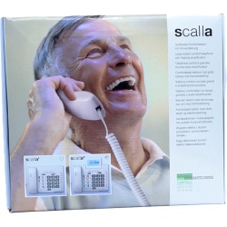 Amplified Corded Phone w/Caller ID & Large Buttons Scalla
