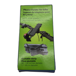 Phone Holder For Bike Fits 4 - 6" Phones Adjustable Clamp Filemode"