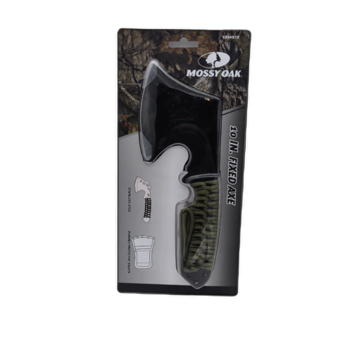 10 Fixed Axe Paracord Handle w/Sheath Mossy Oak