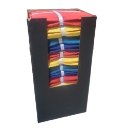 Outdoor Seat Pad 18x15" 2 Pack - Yellow, Red, Teal, Navy"